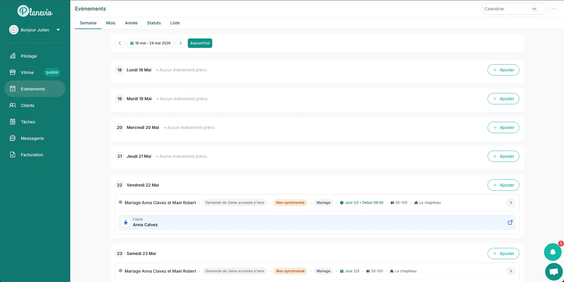 Une organisation sans faille