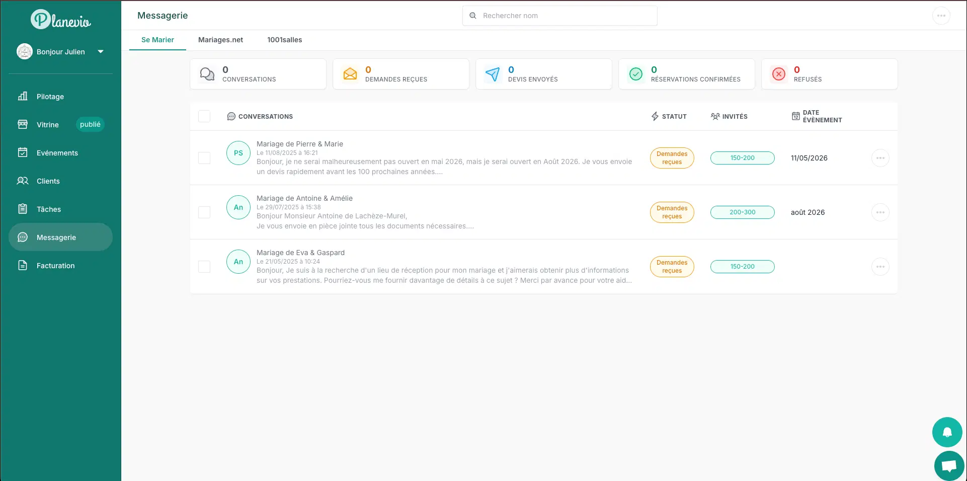 Centralisez vos demandes