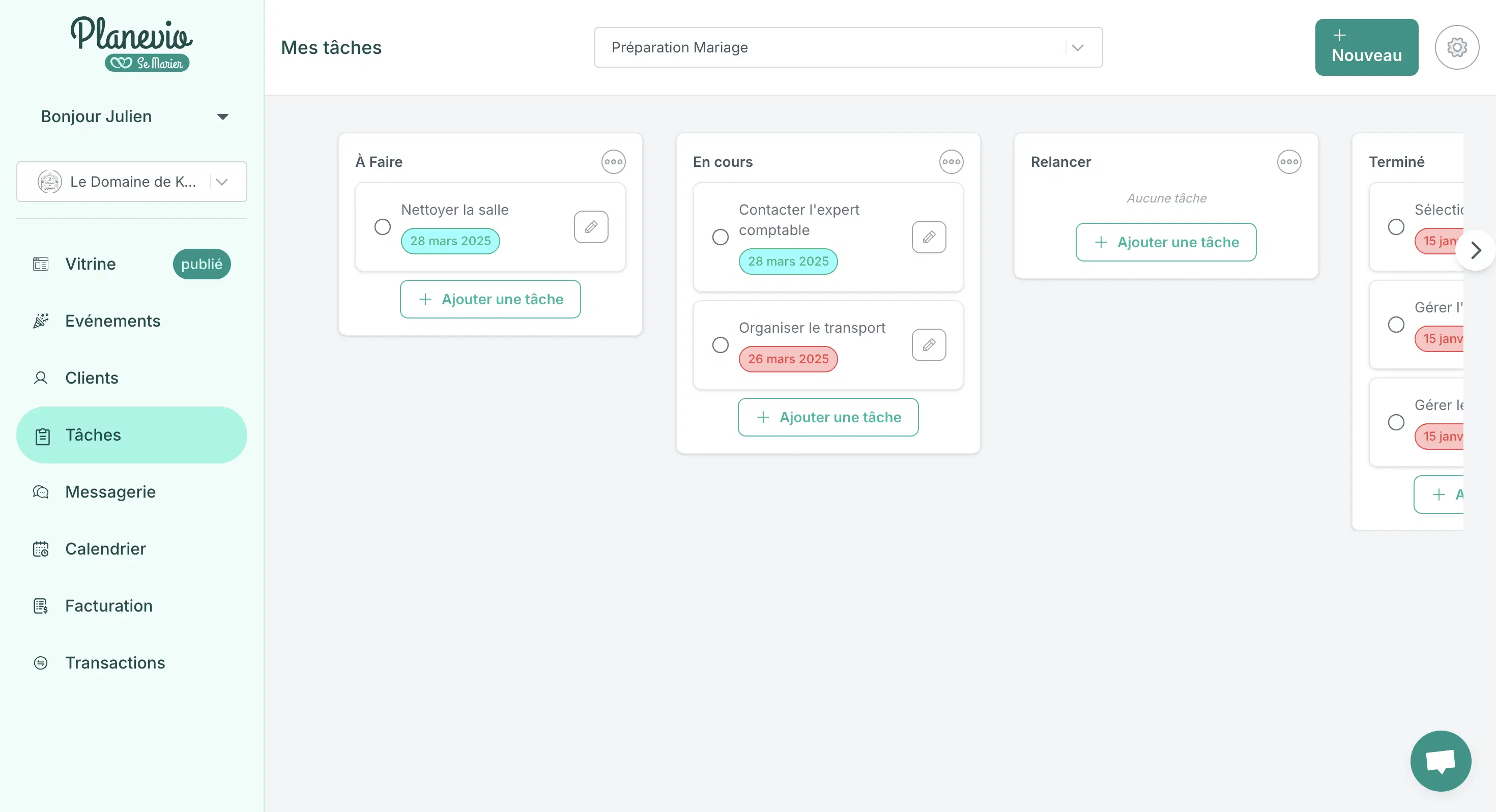 Gestion Intuitive des Tâches
